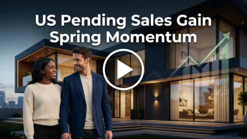 US Pending Sales Gain Spring Momentum